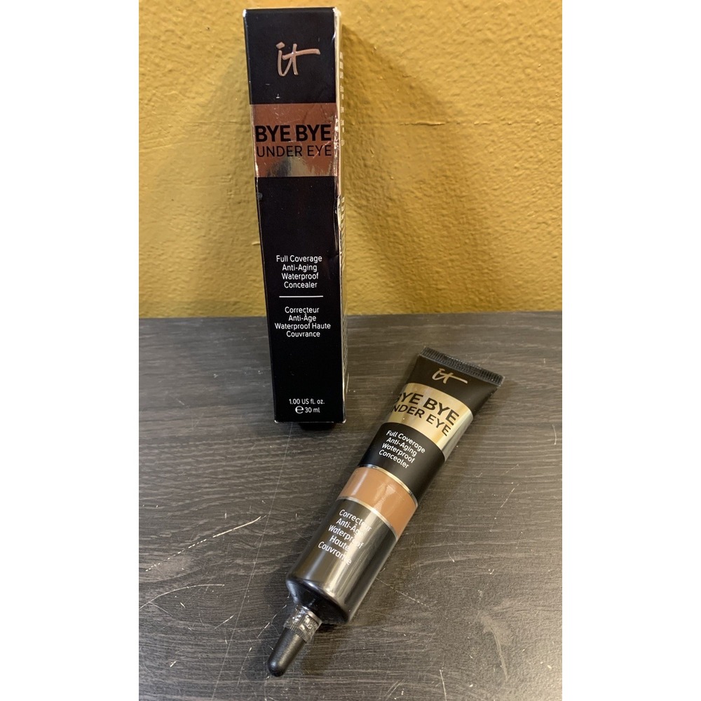 IT Cosmetics Bye Bye Under Eye Concealer 42.5 Warm Deep 1oz Full Size New
